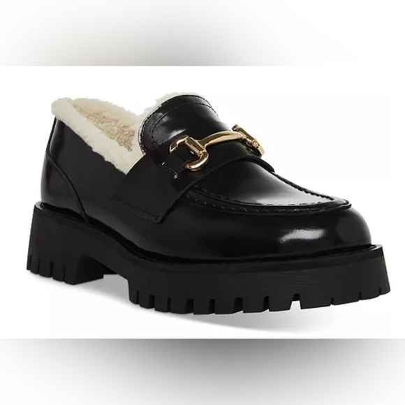 STEVE MADDEN Women's Lando-F Tailored Lug-Sole Bit Loafer Flats - Picture 9 of 9